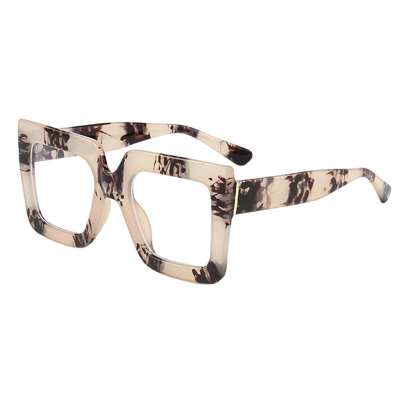 Chic Oversized Square Blue Light Blocking Glasses