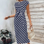 🌸Women's Knot Bodycon Dress – Leopard print, tummy-flattering knot. Comfy & chic for parties or date nights. Feel gorgeous. ✨🌹