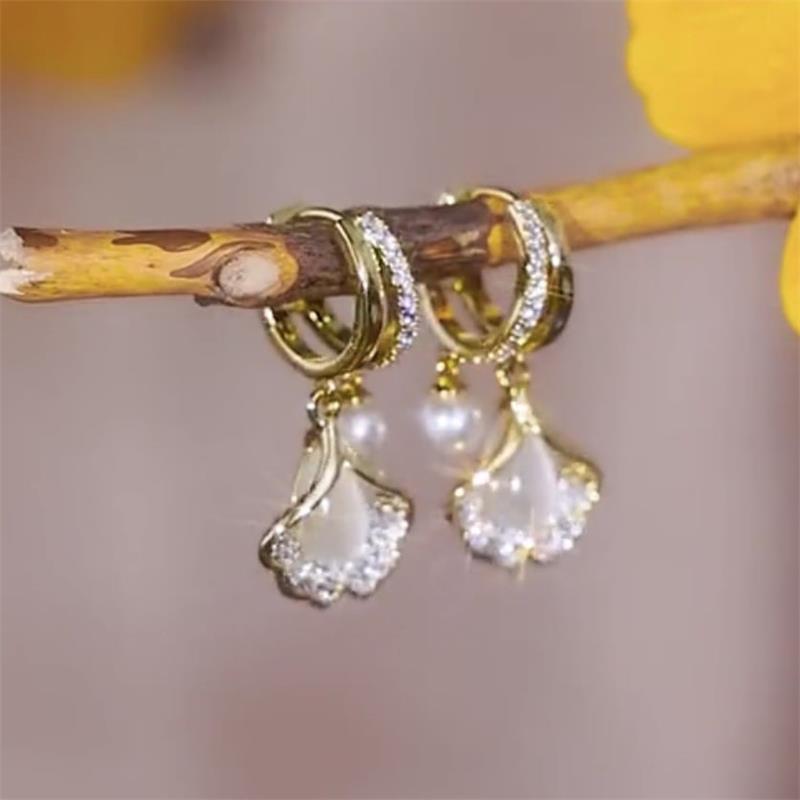 🔥Delicate Ginkgo Leaf Earrings for Women -💖 Romantic Valentine's Day Gift