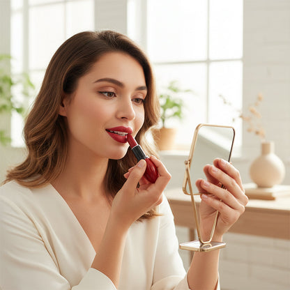 Long-Lasting Lip-Shaped Matte Lipstick