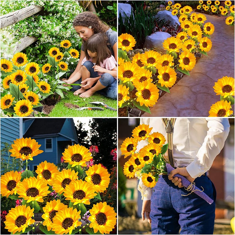 🌻 Realistic & Weatherproof | 2026 Hot Sale Solar Sunflower | IP65 Outdoor Decor ✨
