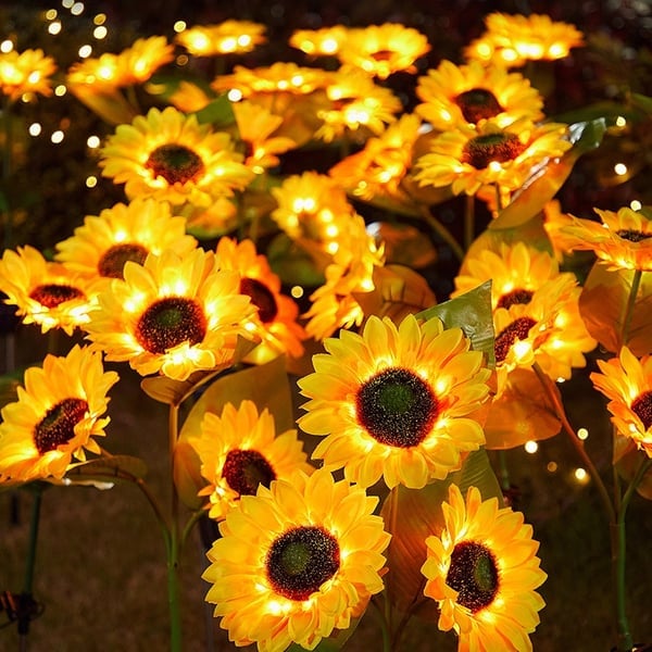 🌻 Realistic & Weatherproof | 2026 Hot Sale Solar Sunflower | IP65 Outdoor Decor ✨