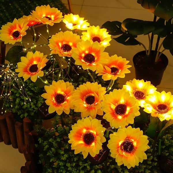 🌻 Realistic & Weatherproof | 2026 Hot Sale Solar Sunflower | IP65 Outdoor Decor ✨