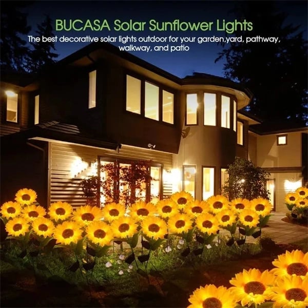 🌻 Realistic & Weatherproof | 2026 Hot Sale Solar Sunflower | IP65 Outdoor Decor ✨