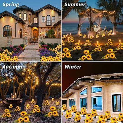 🌻 Realistic & Weatherproof | 2026 Hot Sale Solar Sunflower | IP65 Outdoor Decor ✨
