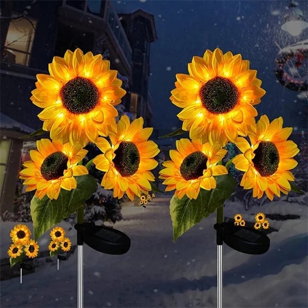 🌻 Realistic & Weatherproof | 2026 Hot Sale Solar Sunflower | IP65 Outdoor Decor ✨
