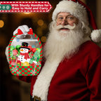 Halloween Transparent Sealed Favor Bags with Handles