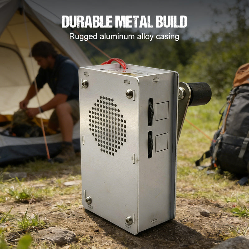Multi-Functional Hand-Crank Emergency Charger & Radio