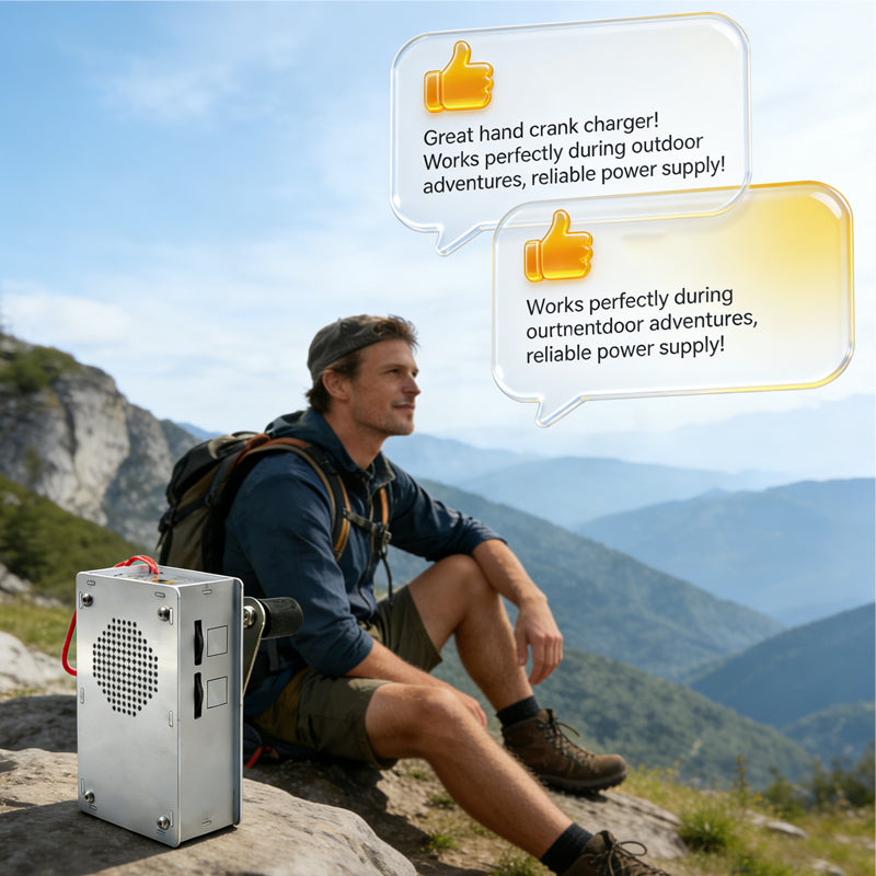 Multi-Functional Hand-Crank Emergency Charger & Radio