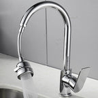 🚿💧 Extended kitchen faucet with a 360° swivel spray head – flexible rinsing & easy cleaning 💦✨ Experience kitchen convenience today!