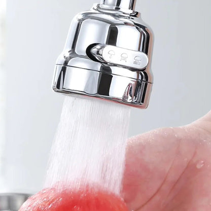 🚿💧 Extended kitchen faucet with a 360° swivel spray head – flexible rinsing & easy cleaning 💦✨ Experience kitchen convenience today!