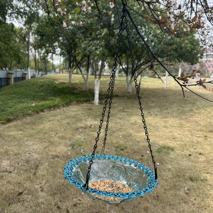 💞50K+ SOLD!🐦🌧️Vintage-Style Bird Feeder with Bath – Hangs anywhere, easy to fill. Attracts robins & blue tits. Perfect for nature lovers. 🏡✨