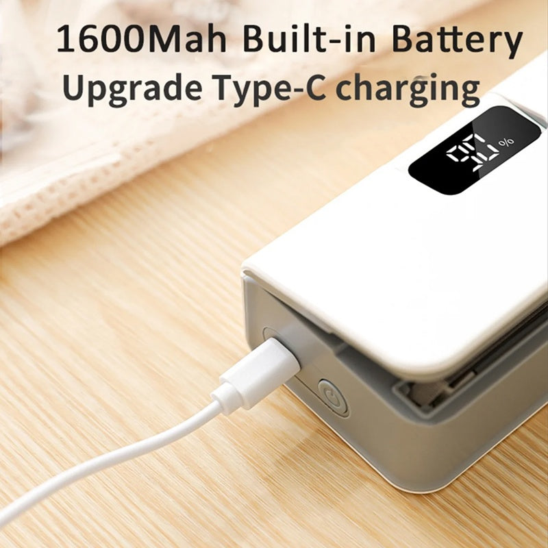 🔥【HOT SALE】Rechargeable 2-in-1 Mini Bag Sealer with Cutter