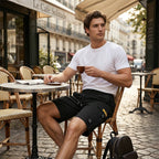 🩳 Men's Cargo Shorts with Drawstring – Easy pull-on, multi-pockets. Lightweight & comfy. Perfect for walks or gardening.