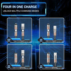 4-in-1 Fast Charging Data Cable with Breathing Light