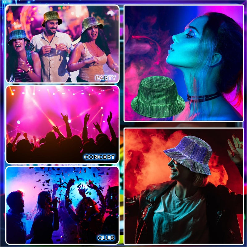 Luminous Fiber Optic Bucket Hat