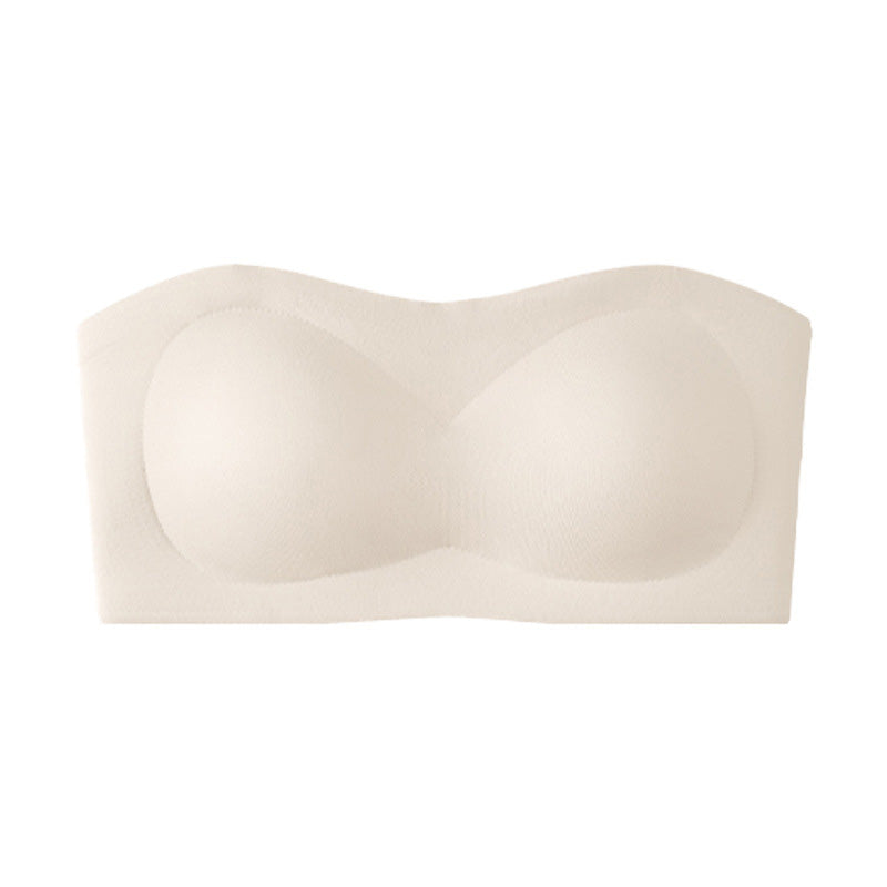 Strapless Push-Up Bra – 360° Non-slip, Wireless & Breathable. 🛡️✨