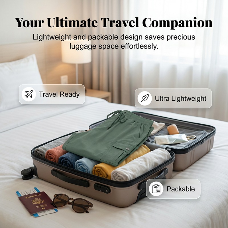 Women's Quick-Dry Cargo Shorts with Pockets