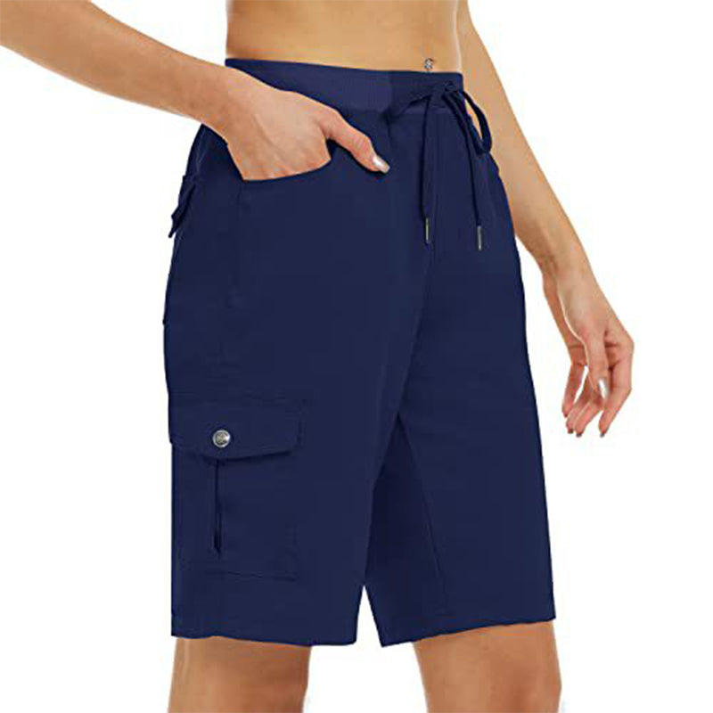 Women's Quick-Dry Cargo Shorts with Pockets
