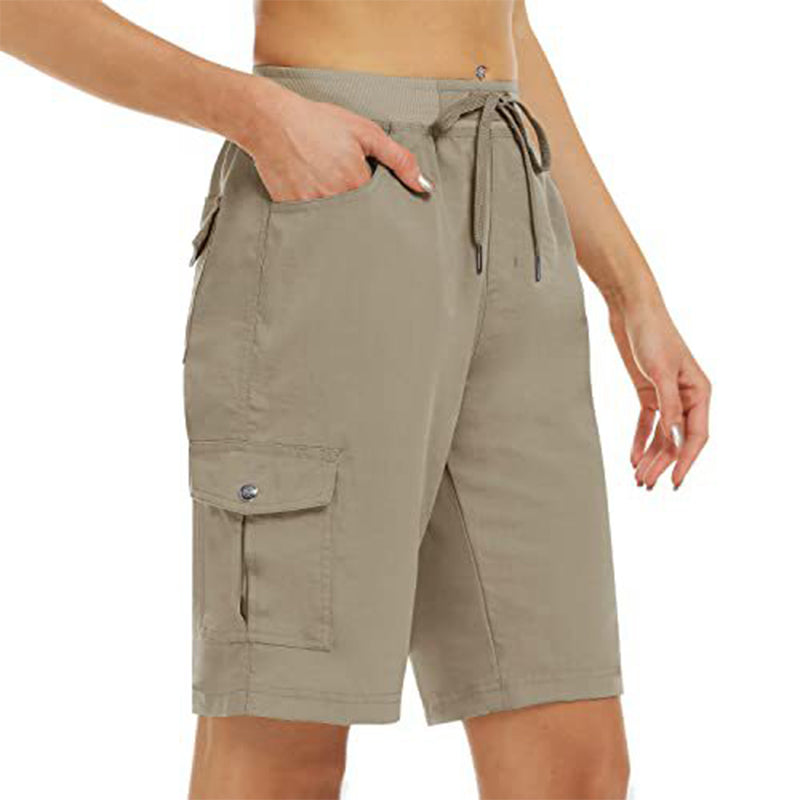 Women's Quick-Dry Cargo Shorts with Pockets