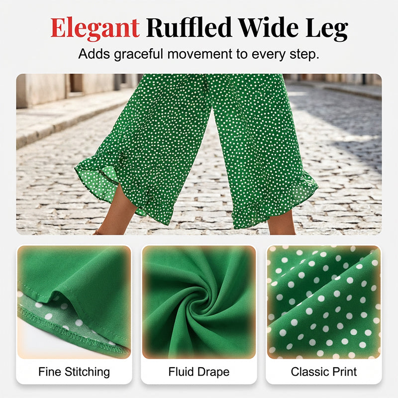 🔥 Women’s Flowy High Waist Wide-Leg Pants – Slimming, Comfy & Chic