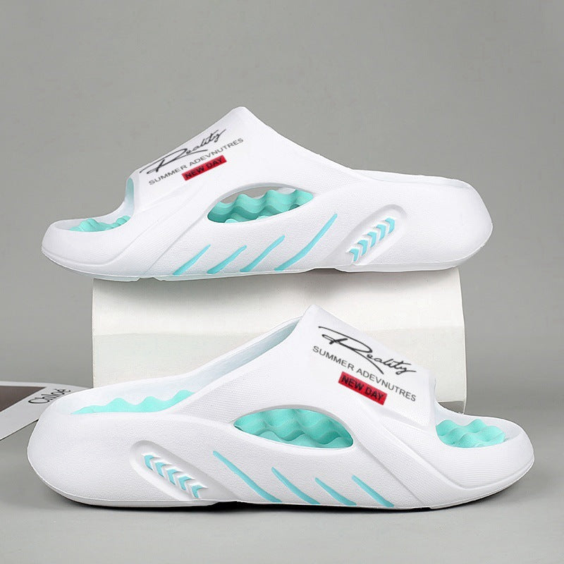 Non-Slip Thick Sole Cloud Slides for Men