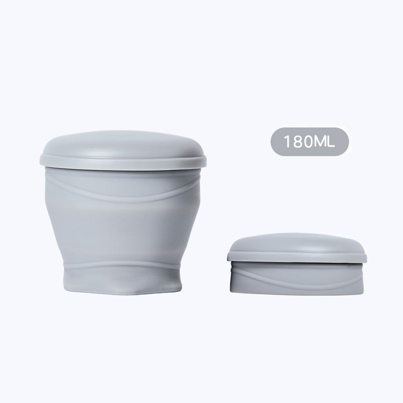 Collapsible Silicone Travel Cup with Lid
