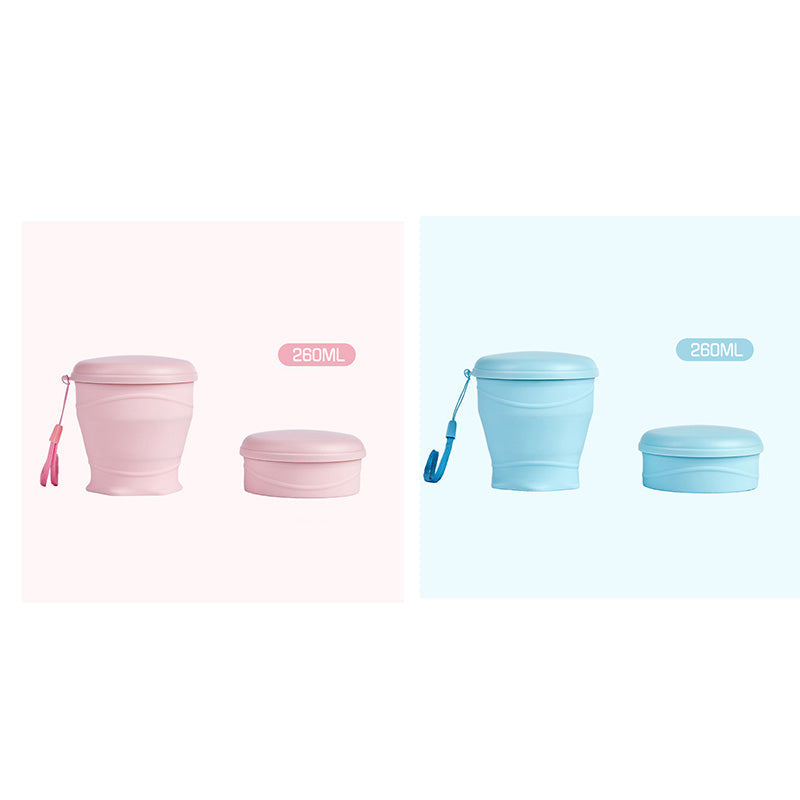 Collapsible Silicone Travel Cup with Lid
