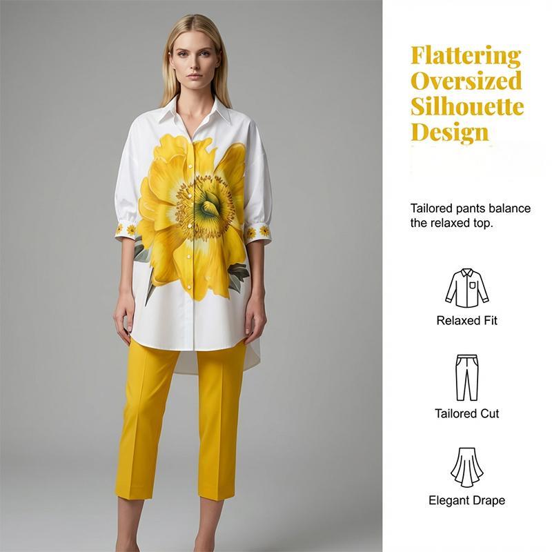 Women's Floral Print 2-Piece Set