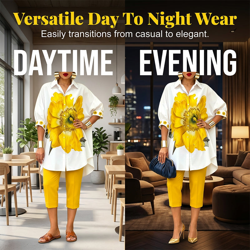 Women's Floral Print 2-Piece Set