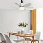 🔥SmartBreez 40W LED Ceiling Fan Light – 20.5 Ultra-Quiet with Remote 🎯 | E27 + FREE B22 Adapter 🔌
