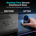 📱 RGB Car Phone Mount ✅ Auto-Clamping & Wireless Charging | Safe One-Hand Driving 🚗