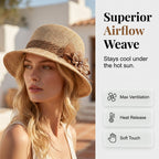 Foldable High-Top Summer Hat for Women