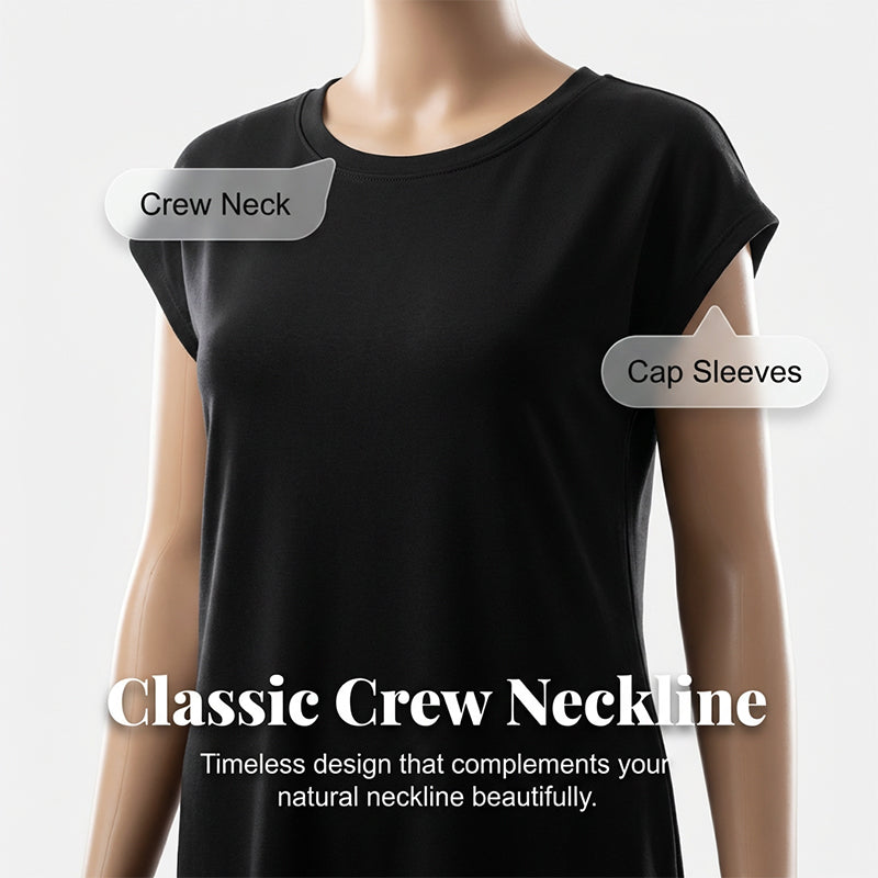 💐Women's Casual Short Sleeve T-Shirt Dress