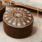 🏡High-end luxury-quality leather Versatile Round Storage Seat