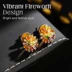 🎉 Colorful Firework Stud Earrings for Women