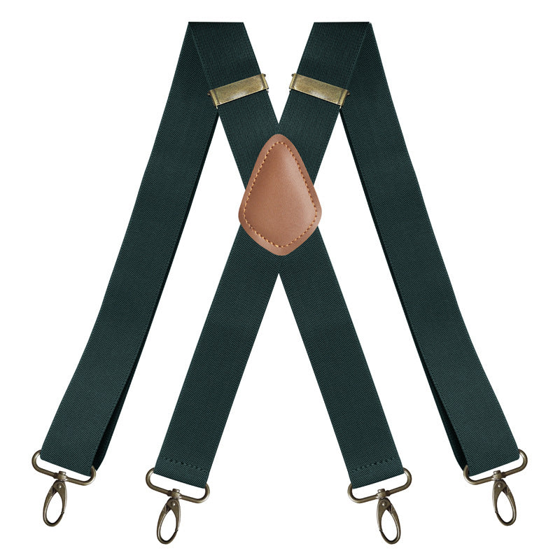 🧵👖🌀Universal X-Shaped High-Elastic Suspenders – Stretchy & Breathable, No More Sagging Pants, Perfect for Work, Leisure, or Active Days 🏃‍♂️💨