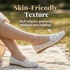 Women's Floral Hollow-Out Breathable Flat Loafers