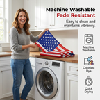 Patriotic Car Hood Flag Cover