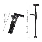 🦯 Multifunctional Folding Cane – Safe Steps, Day & Night ⏰