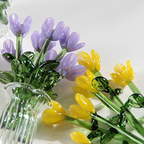 ⏳ Limited-Time Offer! ✨ Mini Glass Bouquet | Elegant Gift 🎀 | Approx. 6cm Tall 🎉