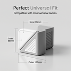 Window Corner Guard Baby Proofing Safety Bumper for Casement Windows Small