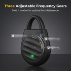 🔥Buy 3 get 2 free！🐦No more trouble from birds, beasts and locusts！Portable Ultrasonic Bird Repellent Keychain