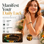 Multicolor Crystal Stone Stretch Beaded Bracelet