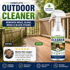 🌿 Outdoor Surface Cleaner Spray, Fast Acting Stain Remover for Patio, Wooden Furniture & Outdoor Surfaces