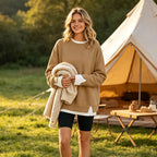 💗Women's Loose Faux Two-Piece Sweatshirt