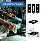 🔥 Reusable Gas Stove Burner Protectors – Heat-Resistant to 260°C, Non-Stick, Easy Clean – Keeps Your Stove Looking New! ✨