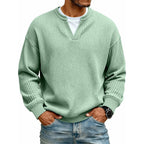 👕 Layered Comfort Waffle Tee – Textured, Relaxed & Effortlessly Put-Together