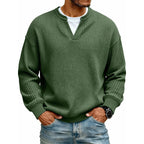 👕 Layered Comfort Waffle Tee – Textured, Relaxed & Effortlessly Put-Together