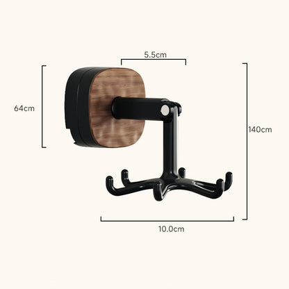 360° Rotating Duty Hooks Kitchen Utensil Holder